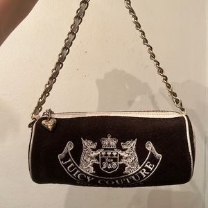 Brown and Creme Barrel Bag